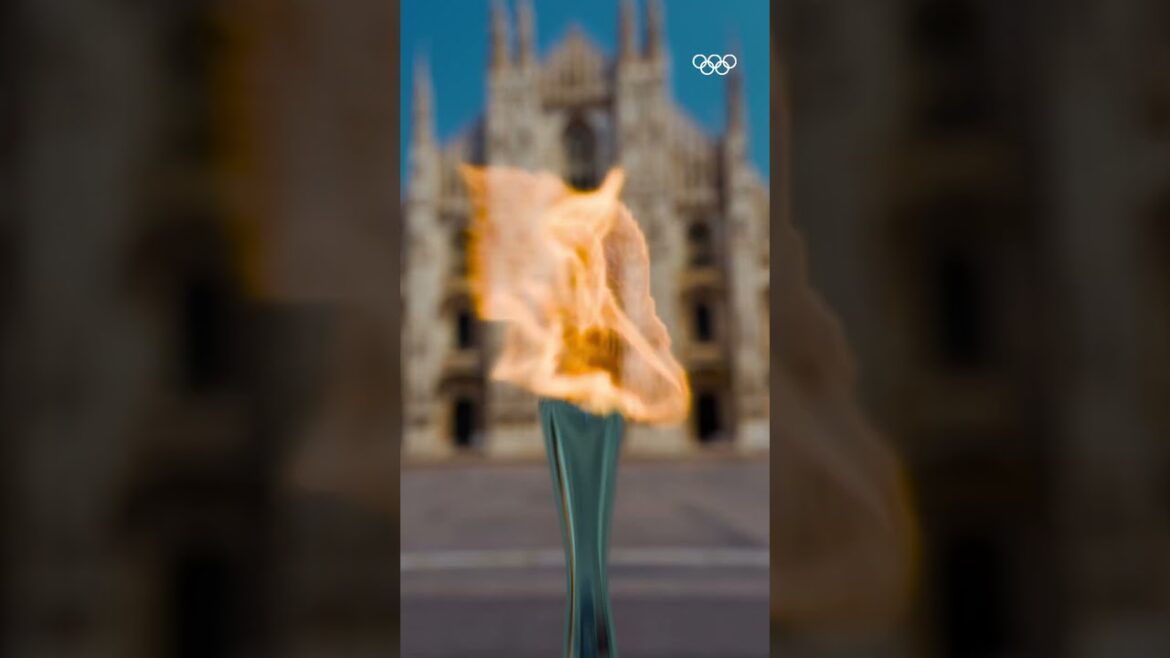 The beauty of the Italian design that inspired the Winter Olympic Torch of MilanoCortina2026 🇮🇹
