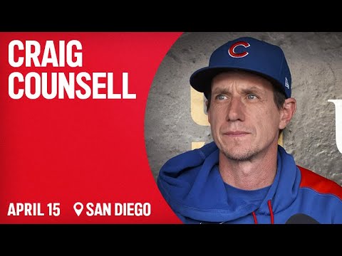 Le manager des Cubs, Craig Counsell, explique Matt Shaw Demotion, fournit une mise à jour des blessures de Seiya Suzuki Le manager des Cubs, Craig Counsell, explique Matt Shaw Demotion, fournit une mise à jour des blessures de Seiya Suzuki