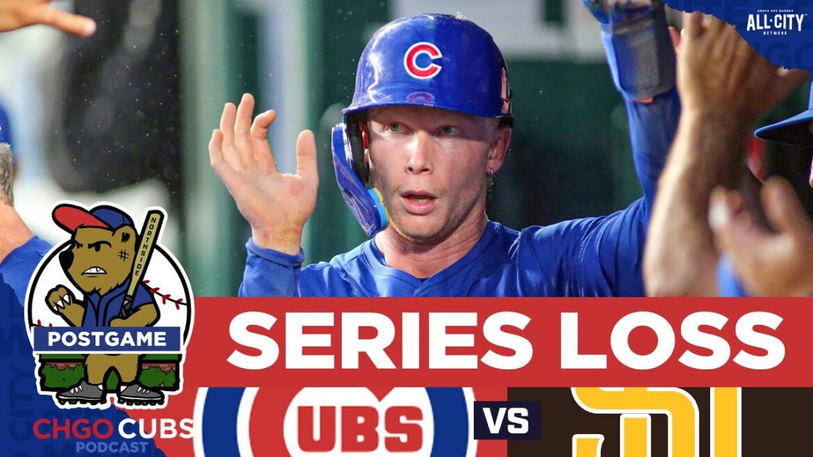 Perte de la série: Pete Crow-Armstrong & Chicago Cubs ne peut pas surmonter les Padres | Podcast après le match Chgo Cubs