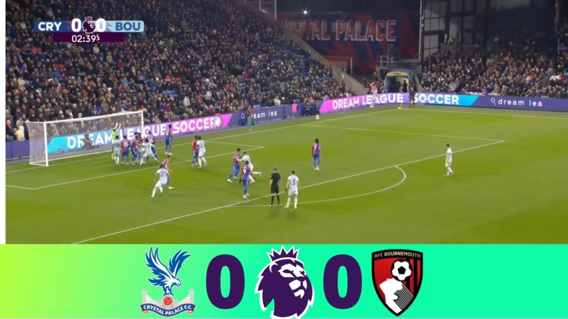 Crystal Palace vs Bournemouth 0-0 | Premier League 24/25 | Points forts de correspondance
