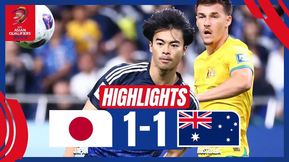Faits saillants: Japon 1-1 Australie | AFC Asian Qualifiants ™ - Route vers 26 (Round 3) | 15.10.24