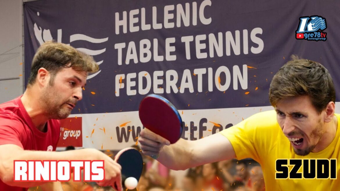 Adam Szudi vs Anastasios Riniotis 💥 Bataille de tennis de table explosive Vous devez voir 🏓