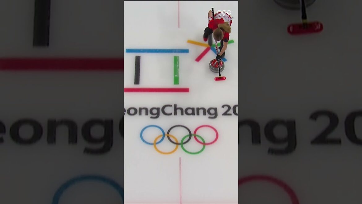 The intensity of mixed doubles curling. 🥌 😮‍💨