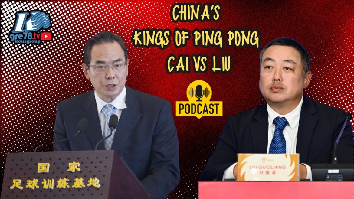 Les rois chinois de ping-pong - cai vs liu 🏓👑🇨🇳