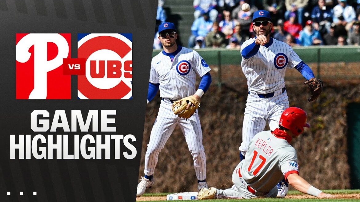 Phillies vs Cubs Game Highlights (4/26/25) | Faits saillants MLB