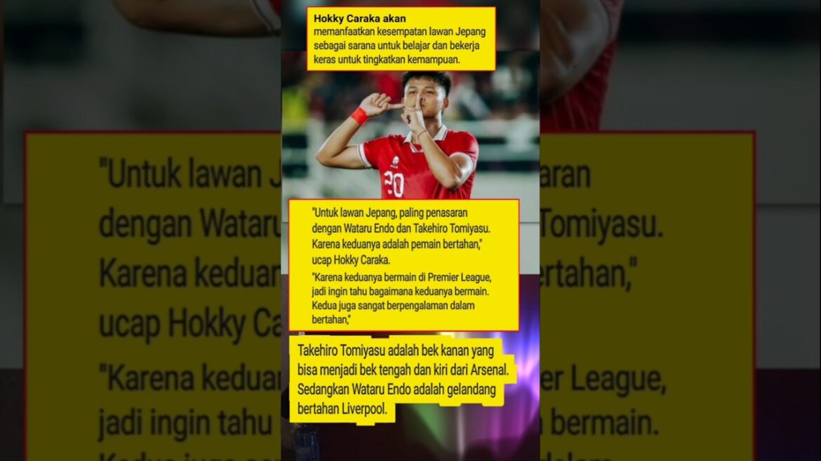 Hokky Caraka était curieux à propos de Wataru Endo et de Takehiro Tomiyasu