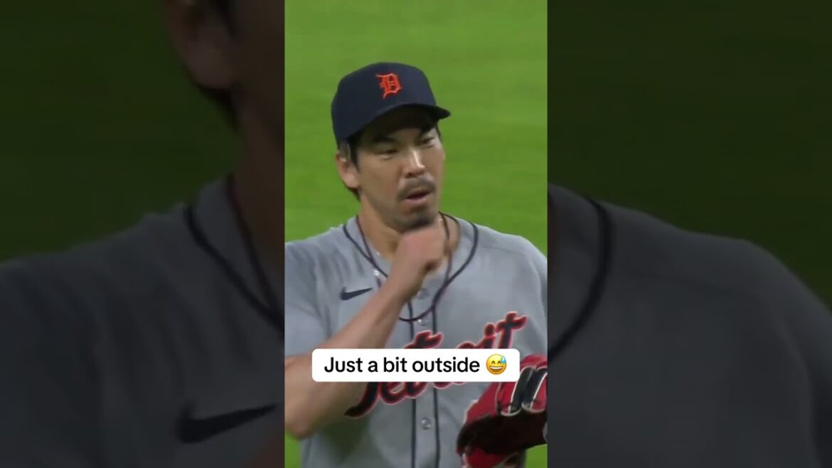 Maeda kenta lance une balle incroyable⚾️🤣 Maeda kenta lance une balle incroyable⚾️🤣