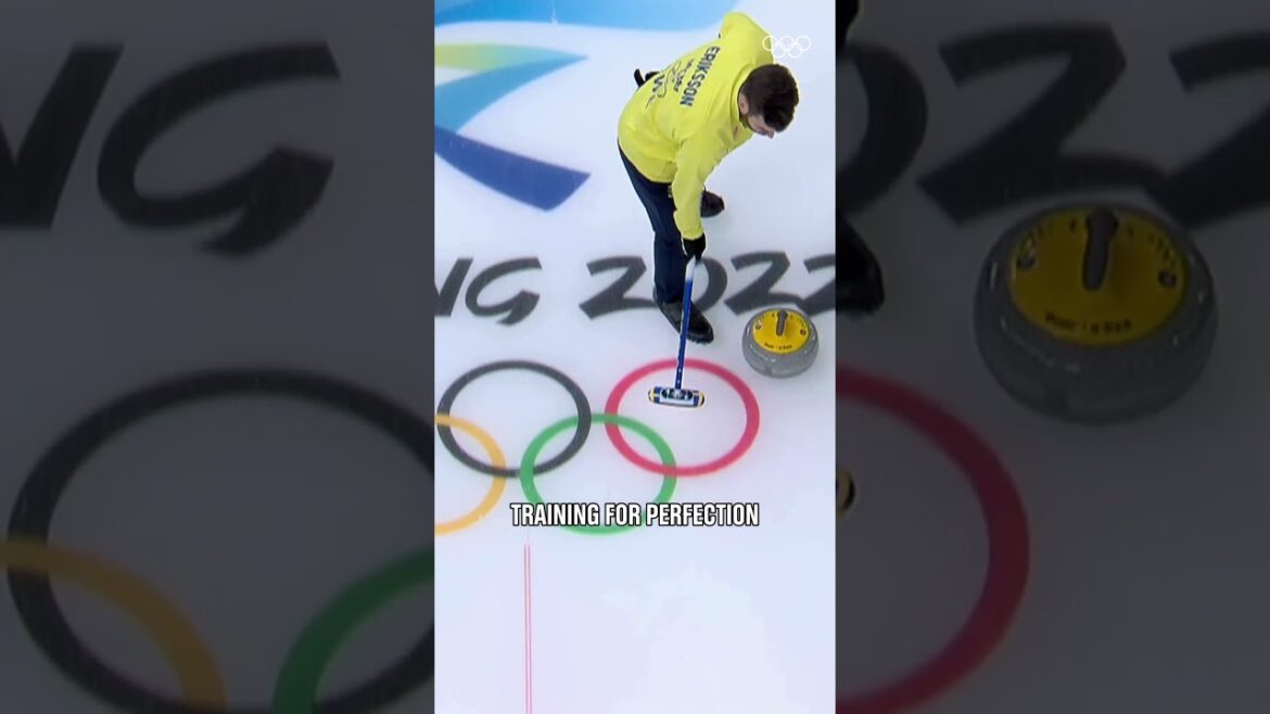 Curling training. 🥌 Olympic results! 🥇