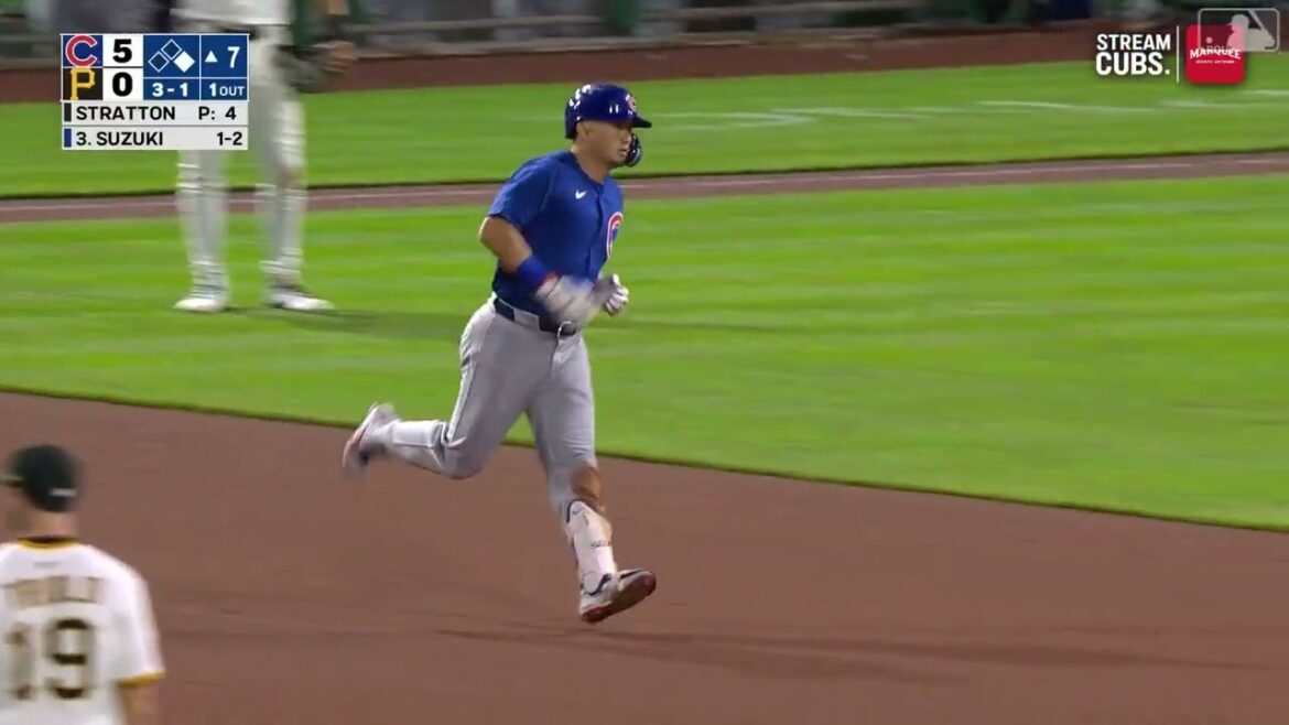 Run à domicile de Seiya Suzuki à 2 points