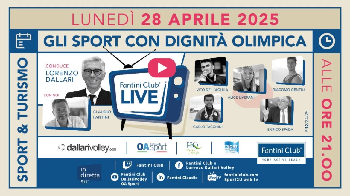 12/25 "Sports avec dignité olympique" avec Dell'aquila, Tacchini, Gentili, Liverani, Spada