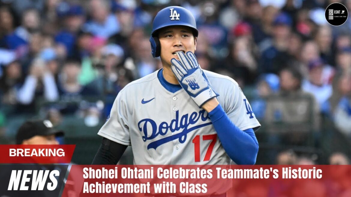 Shohei Ohtani célèbre la réussite historique de son coéquipier avec la classe #shoheiohtani #nba #basketball