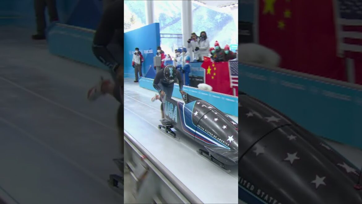 Precision in training. Power on the ice. 💪 #bobsleigh Precision in training. Power on the ice. 💪 #bobsleigh