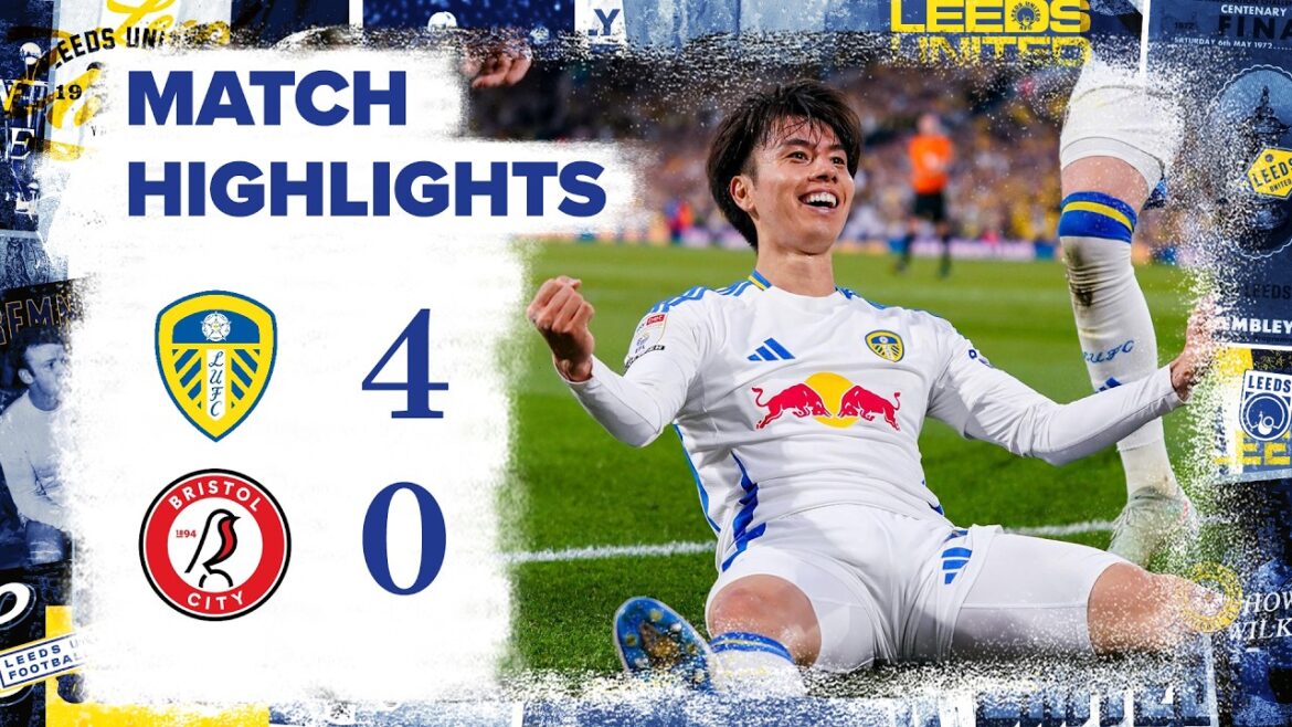 Faits saillants | Leeds United 4-0 Bristol City | Tanaka, Gnonto, objectifs de Ramazani, Assist Piroe! ️‍🔥