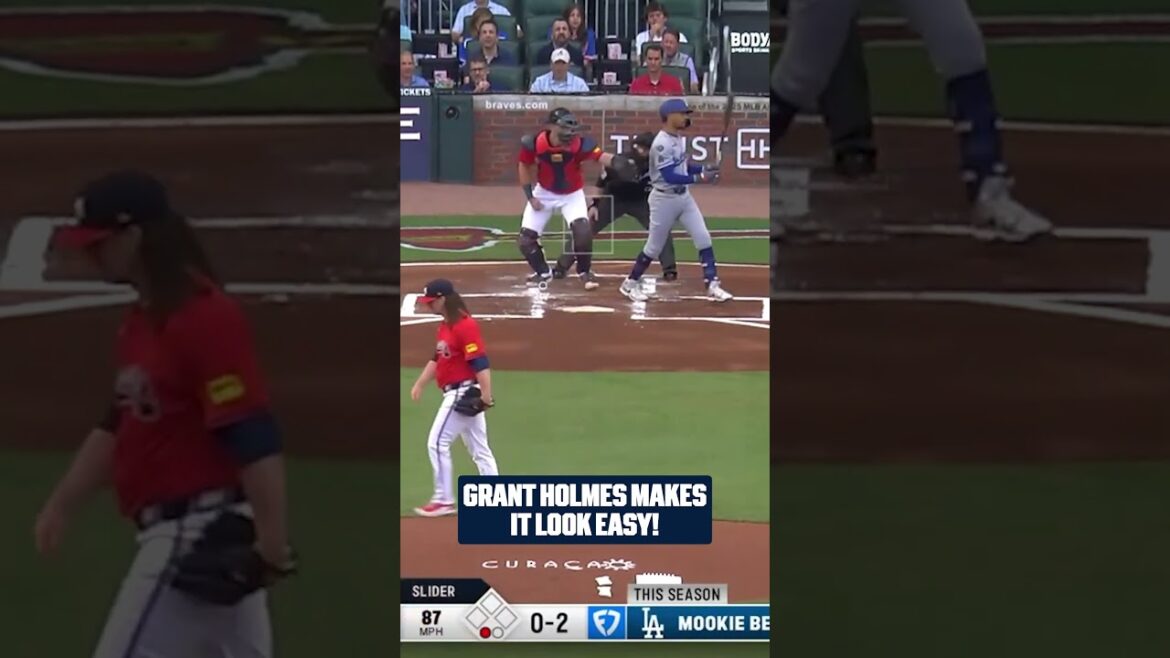 Grant Holmes sort Shohei Ohtani, Mookie Betts et Freddie Freeman pour commencer le jeu 😤