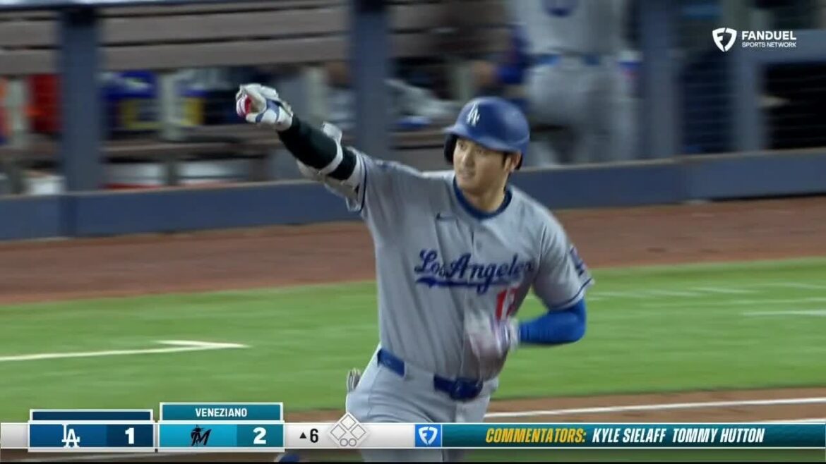 Shohei Ohtani frappe un autre home run contre les Marlins 😱 | ESPN MLB