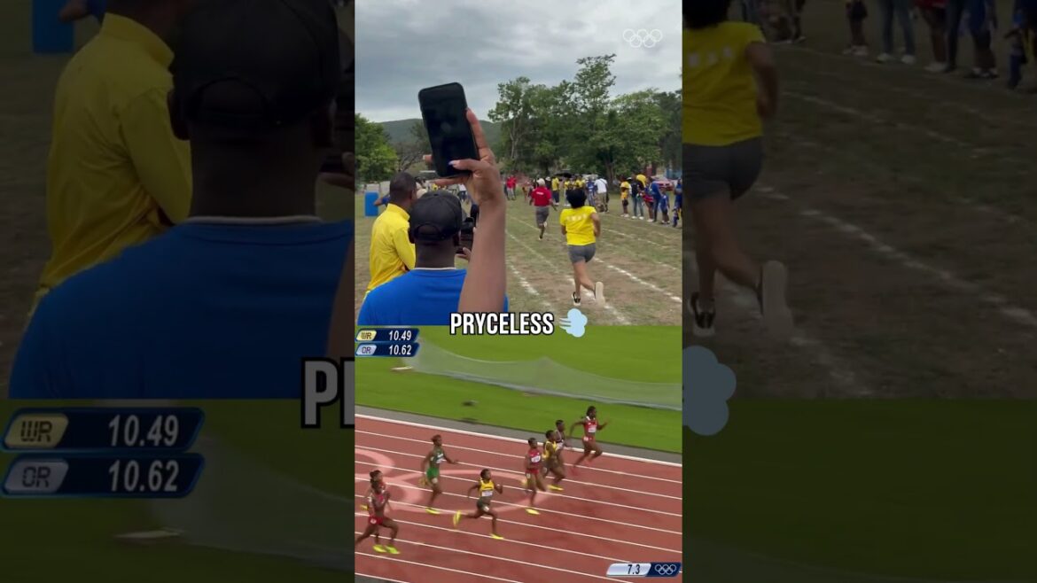 When your Olympic legend mum shows up at your school athletics meet! 🌪️ When your Olympic legend mum shows up at your school athletics meet! 🌪️