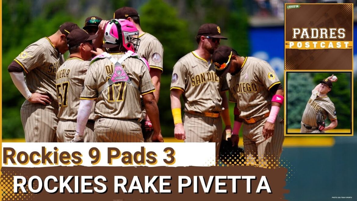 PADRES POST Cast: Rockies Pound Pivetta, Blow Out Pads 9-3 en série de 3 matchs Finale @ Colorado