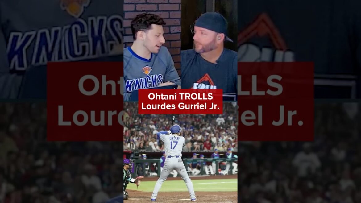 Masterclass à la traîne de Shohei. 😂