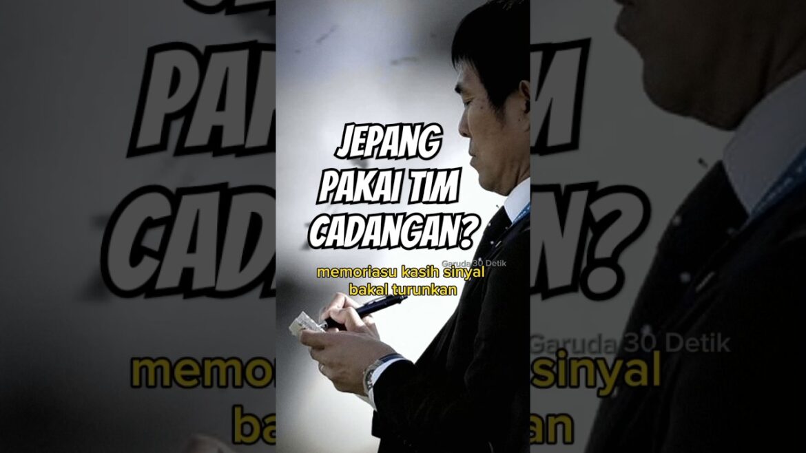 Le Japon a abaissé l'équipe de réserve contre l'Indonésie? C'est la raison!