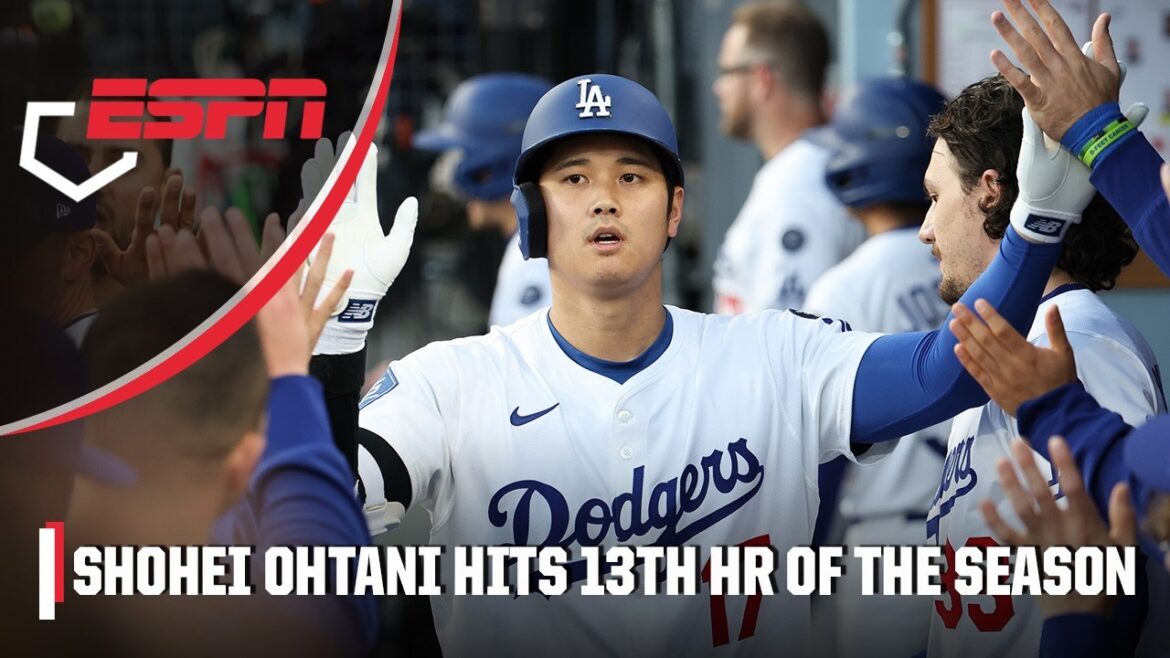 Oubliez ça! Shohei Ohtani frappe sa 13e heure de l'année contre l'athlétisme 🔥 | ESPN MLB