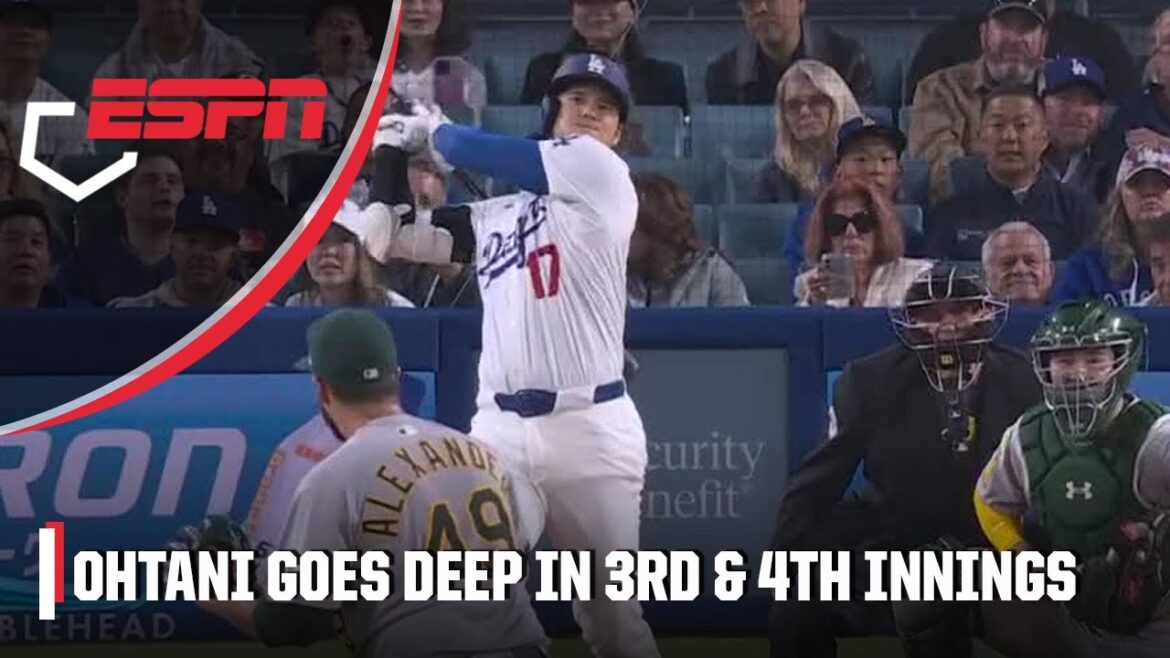 Shohei Ohtani Homers en manches consécutives 💪 | ESPN MLB