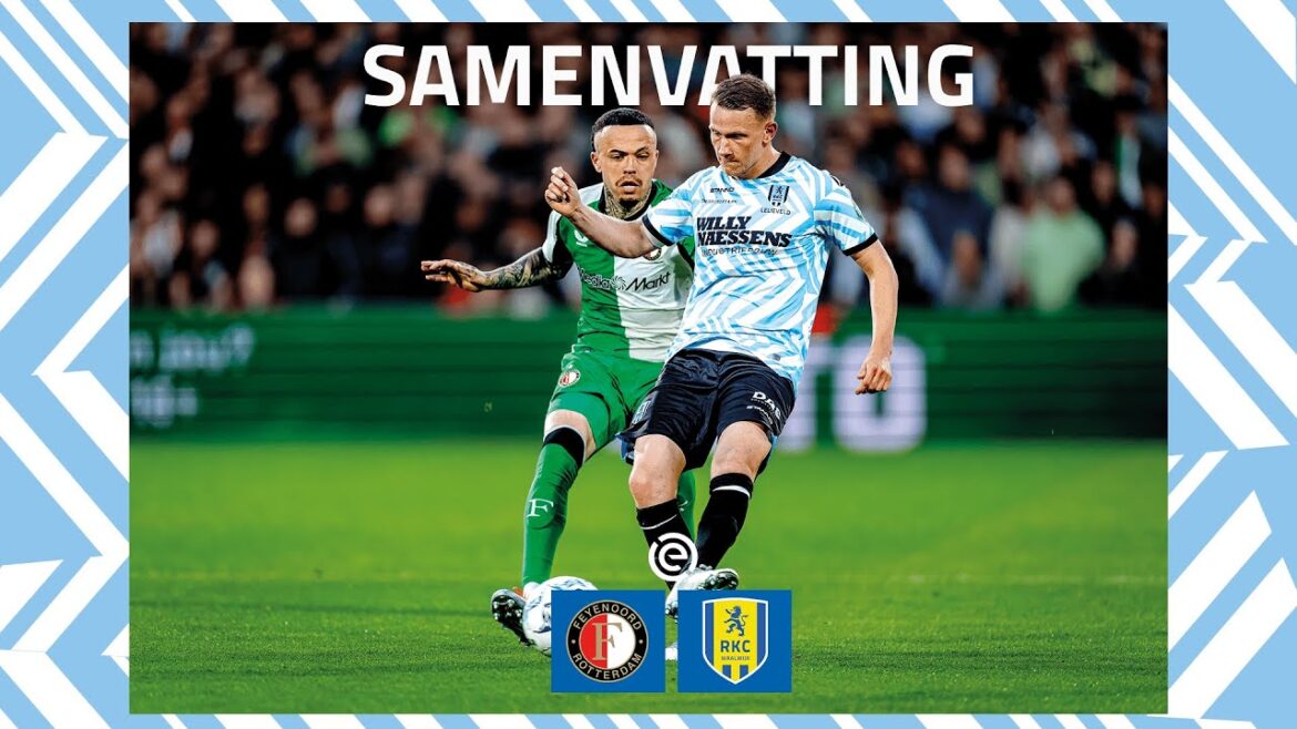 RKC Waalwijk perd à Rotterdam | Résumé Feyenoord - RKC Waalwijk