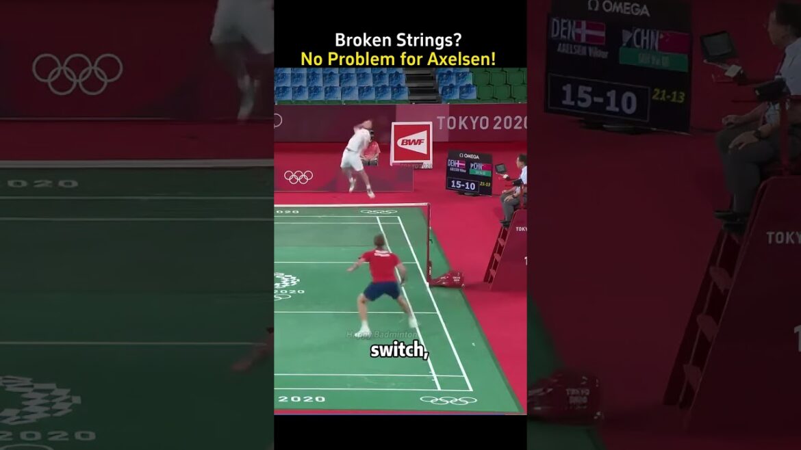 Crises cassées, pas de problème pour Axelsen! 🔥shi yuqi vs viktor axelsen # 2020 Olympics QF