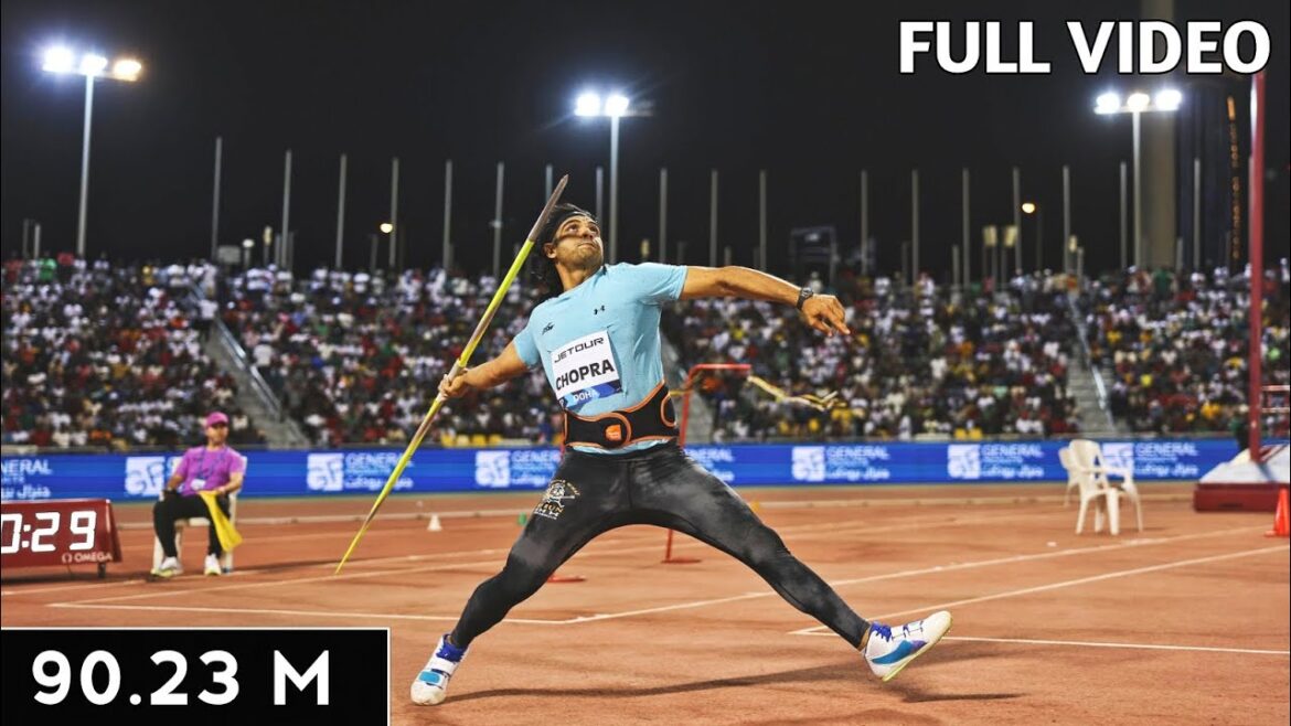 Neeraj Chopra 90,23m en Javellin Throw 🔥video | Doha Diamond League 2025 | Neeraj Chopra Javelin Thance