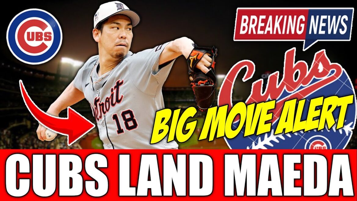 URGENT! Cubs accrochent les anciens Tigers Ace Kenta Maeda - Rotation obtient une mise à niveau massive! 🔥 #mlb #cubs