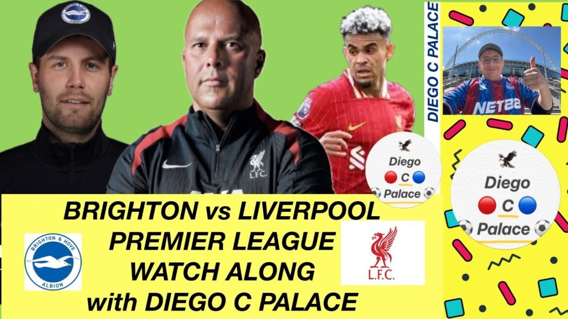Brighton 3-2 Liverpool Live Premier League Watch avec Diego C Palace #Liverpool #Brighton