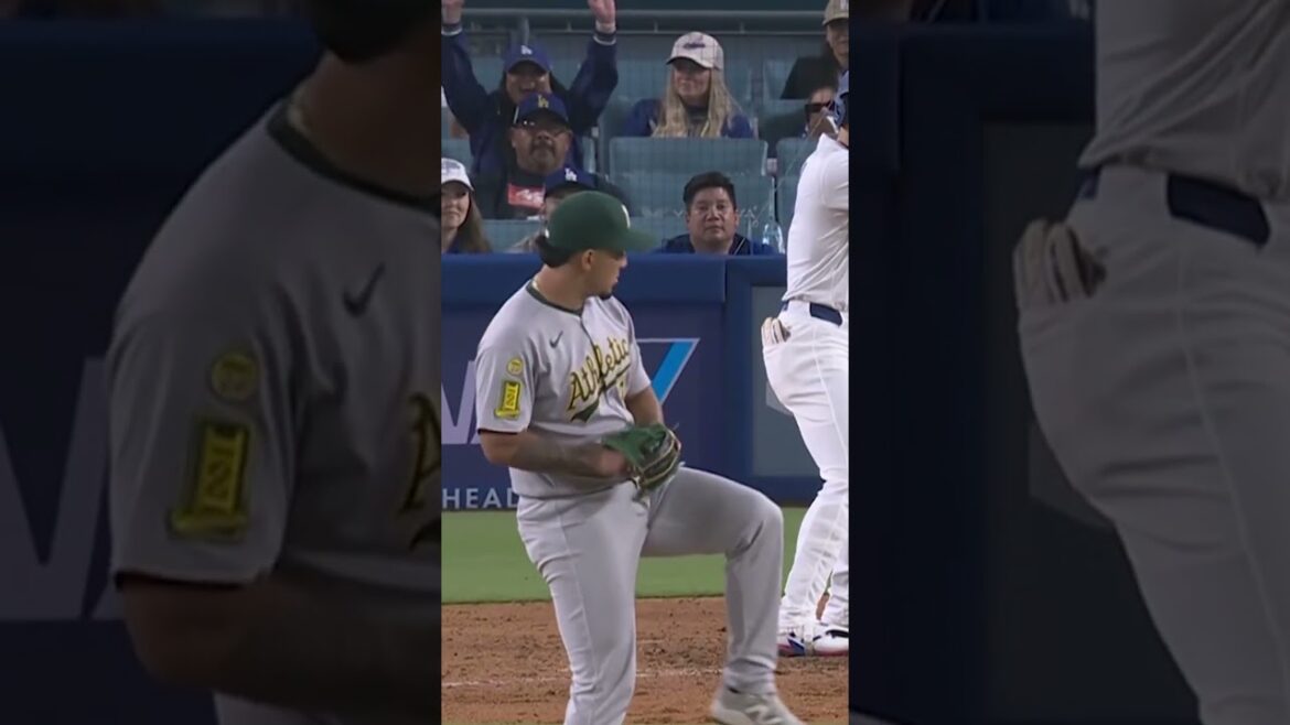 Le joueur de position Jhonny Redes sort Shohei Ohtani 😳 #shoheohtani #baseball #mlb