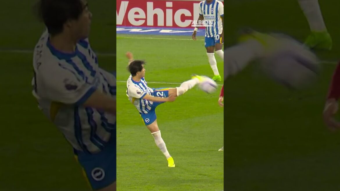 Mitoma en feu à Liverpool 🔥 #brightonandhovealbion #Korumitoma #Liverpool