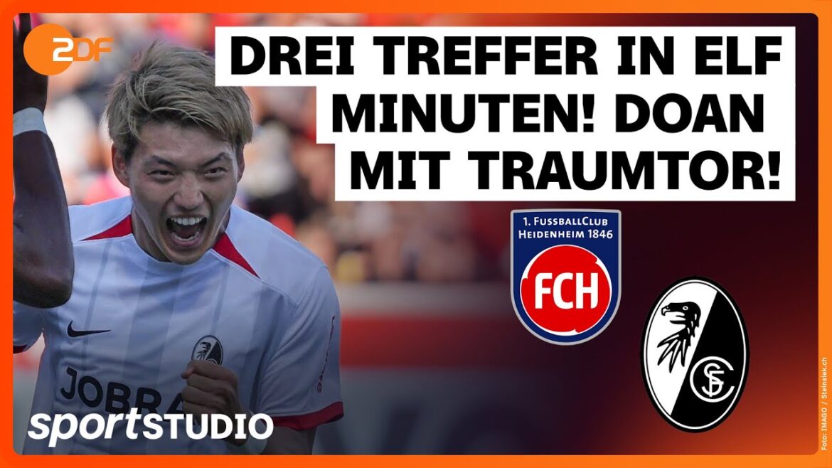 FC Heidenheim - SC Freiburg | Bundesliga, 4e Matchday Saison 2024/25 | studio de sport
