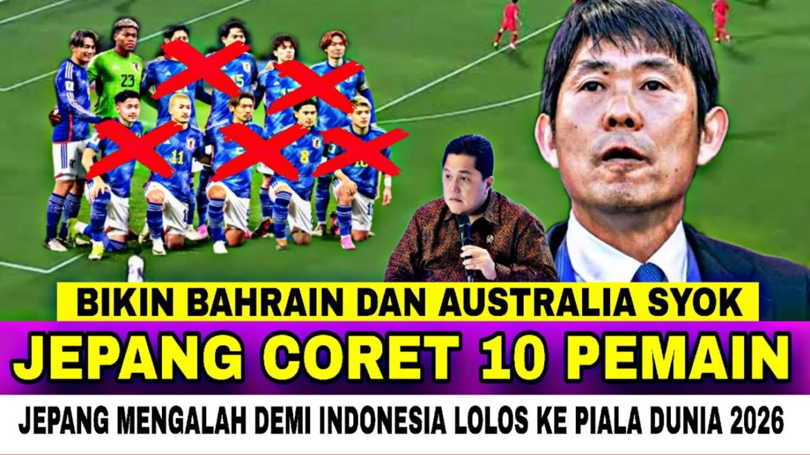🔴 Groupe C chaud !! Le Japon a attrapé 10 joueurs de base pour passer l'équipe nationale à la Coupe du monde 2026