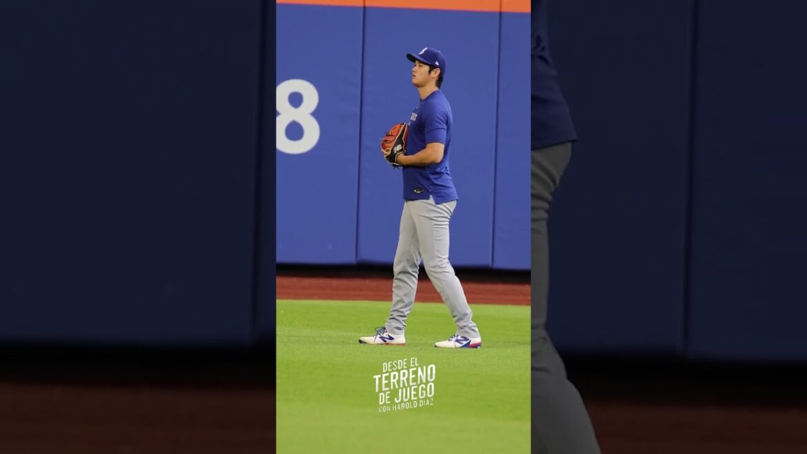 Shohei Ohtani s'entraîne en tant que lanceur à New York! | Dodgers vs Mets