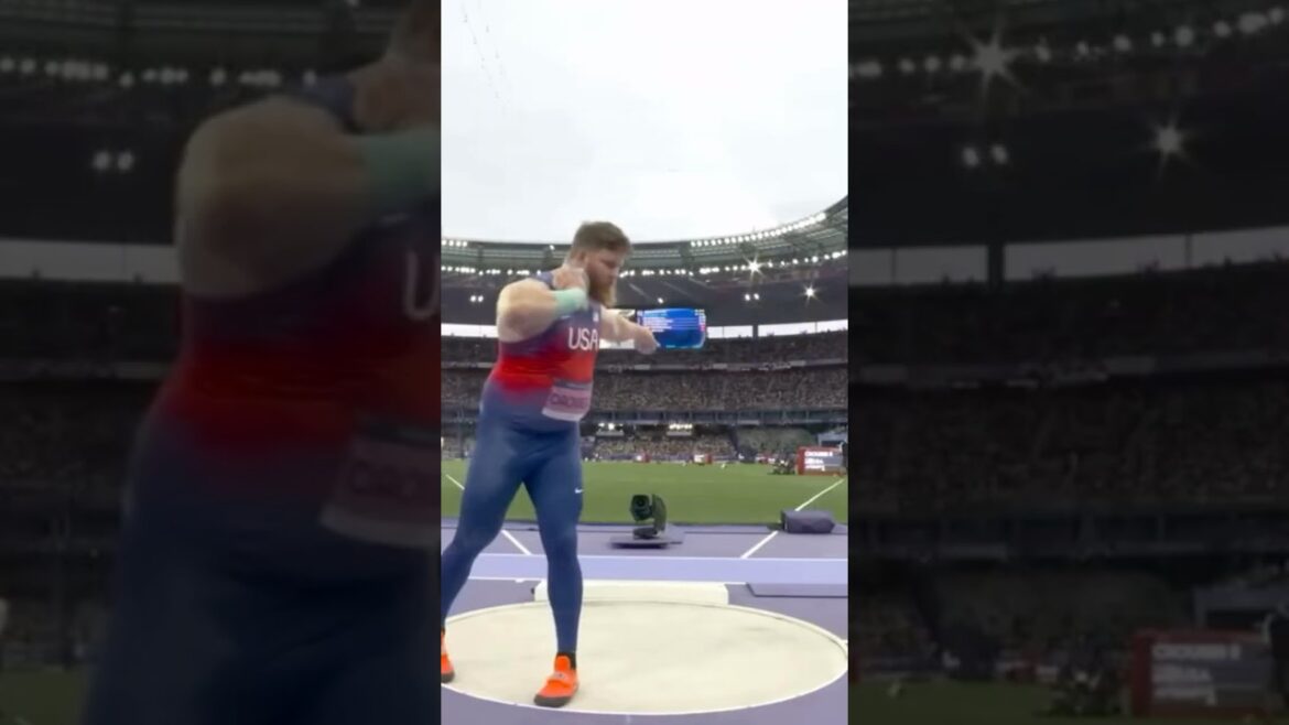 Technique de médaille d'or épique de Crouser! #shorts