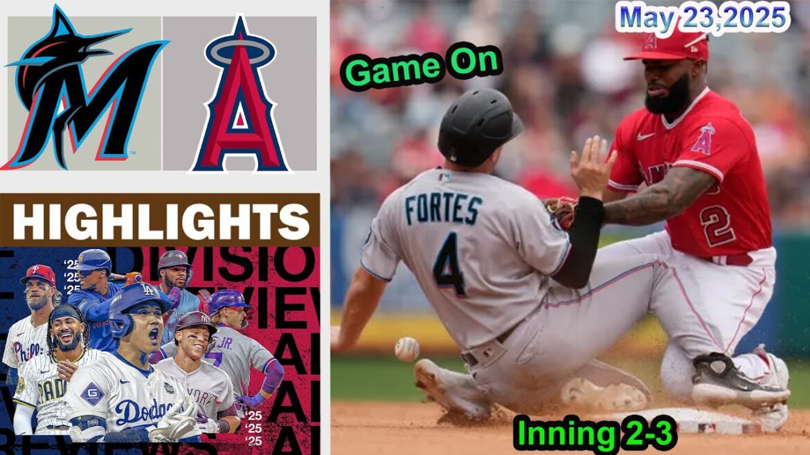 Los Angeles Angels vs Miami Marlins Inning 2-3 match Highlights MLB 23/5/2025 MLB Saison 2025 Los Angeles Angels vs Miami Marlins Inning 2-3 match Highlights MLB 23/5/2025 MLB Saison 2025
