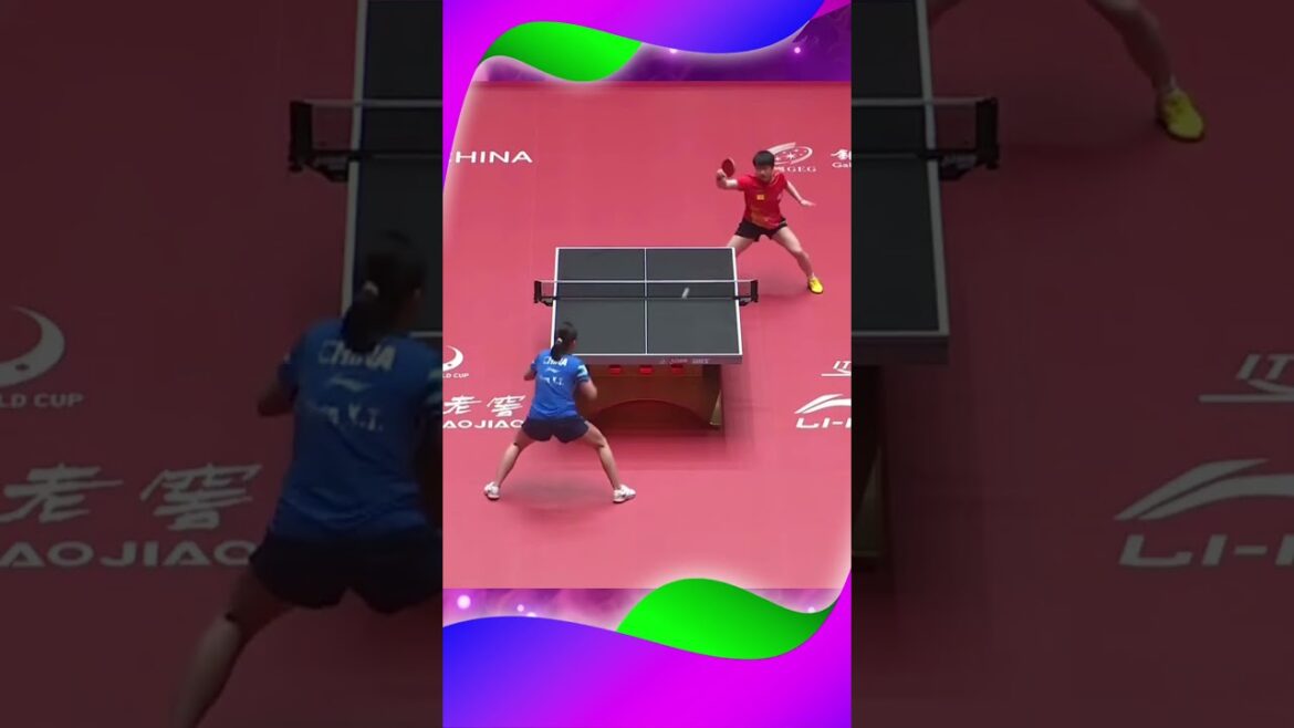 Retour à revers # 탁구 # zhuoqiu # pingpong #tabletennis #sports #shorts