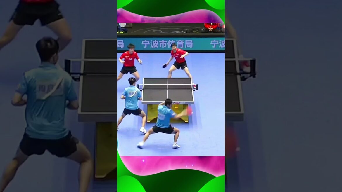 MA Long avec le coup droit topspin # 탁구 # zhuoqiu # Table Tennis # WTT #ittf #Tabletennis #Sports #shorts