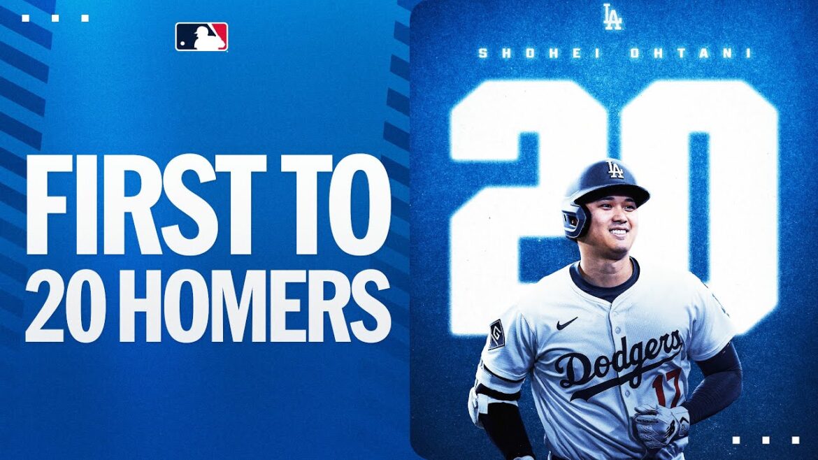 Shohei Ohtani est le premier joueur à atteindre 20 circuits en 2025!
