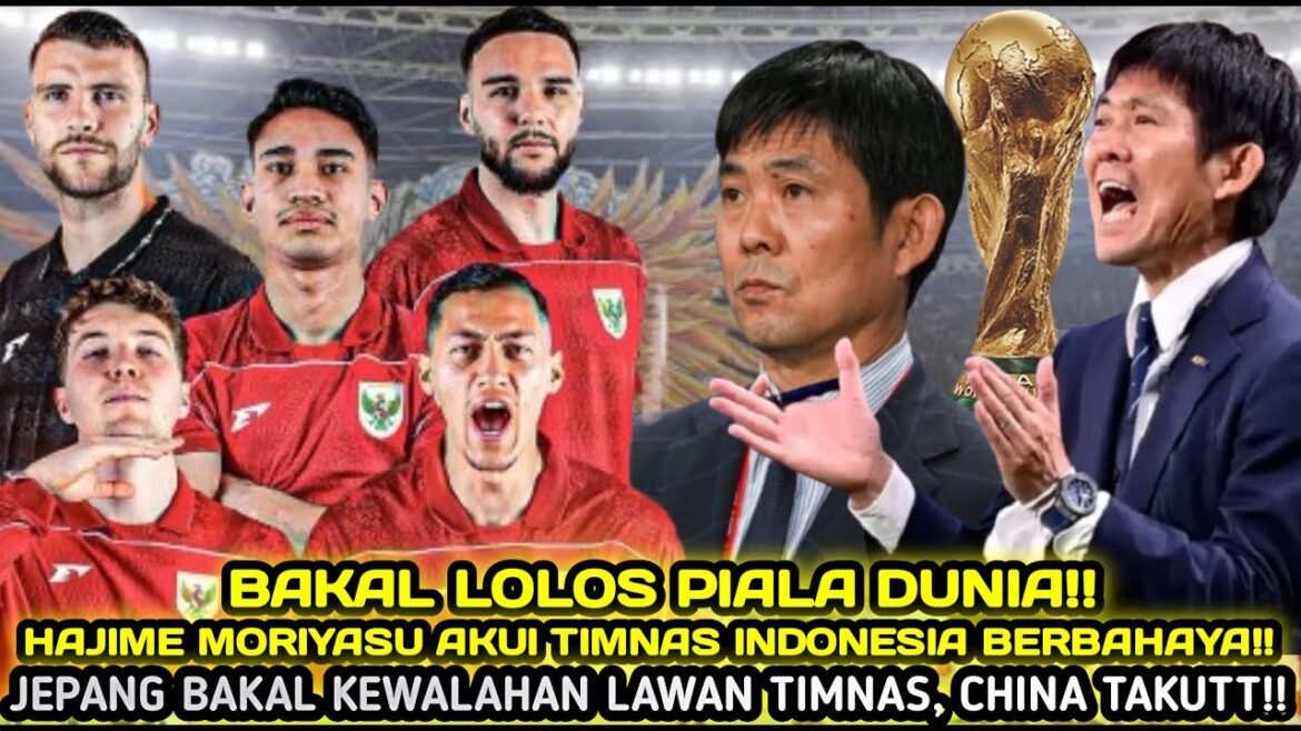 Faire peur !!! L'entraîneur de l'équipe nationale japonaise Hajime Moriyasu considère l'équipe nationale indonésienne effrayante! La Chine a peur