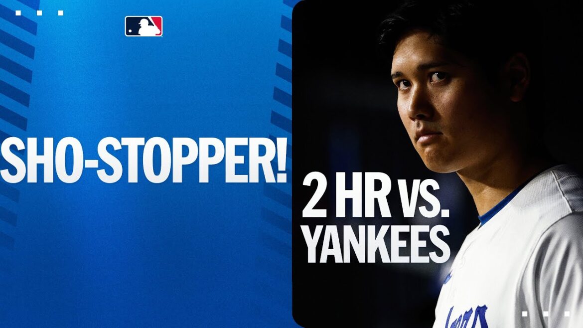 Shohei Ohtani a frappé 2 circuits contre les Yankees et a 22 maisons en tête de MLB en 2025! | Otani Shohei Faits saillants