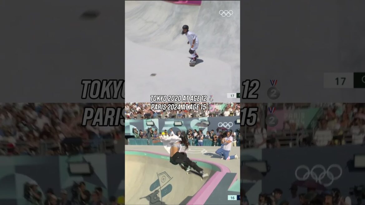 From the youngest Japanese Summer Olympian at 12 to a two-time Olympic medallist at 15. 🥈🥈 #Olympics