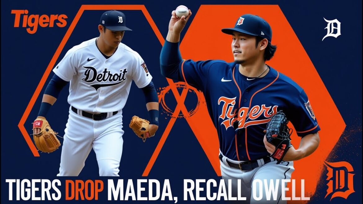 ⚾🔁 Les tigres coupent la vétéran Kenta Maeda, rappel de la perspective Tyler Owens