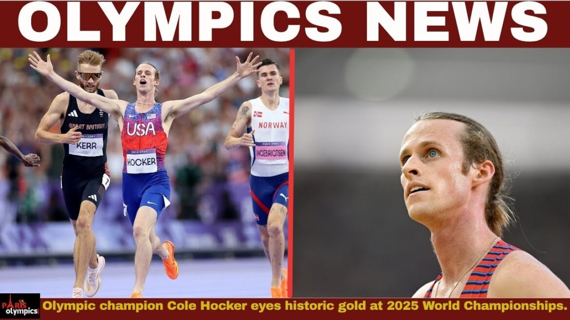 Le champion olympique Cole Hocker Eyes Gold historique aux championnats du monde 2025 à Tokyo.