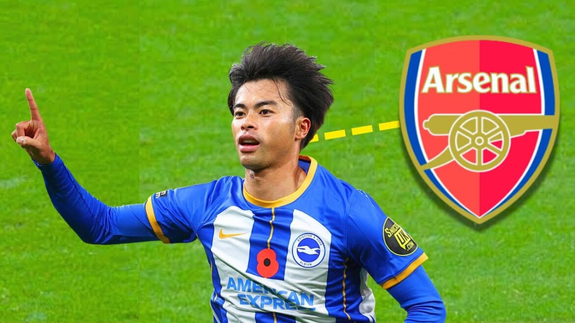 Kaoru Mitoma est un ailier parfait pour l'arsenal! 🇯🇵🤯