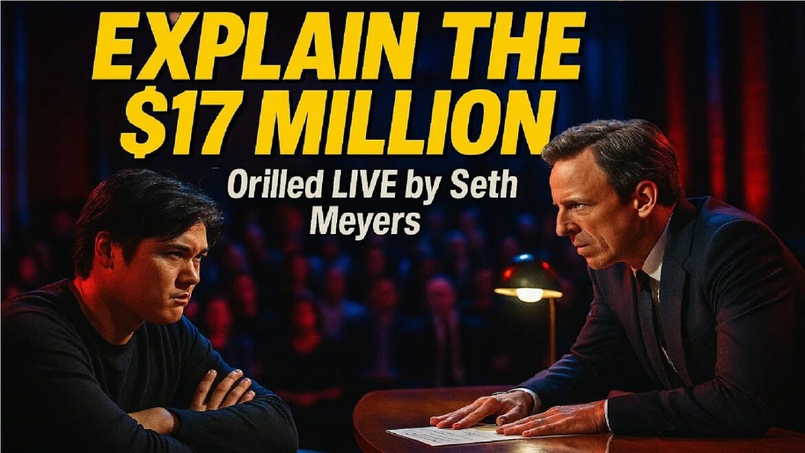 17 millions de dollars manquants Shohei Ohtani confrontés à Seth Meyers