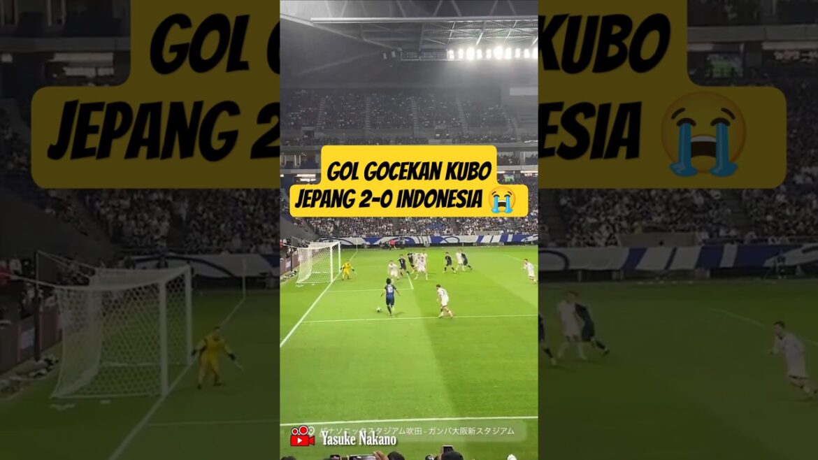 Kubo gol !! Le Japon est en avance de 2-0 de l'équipe nationale indonésienne, 2026 qualifications de la Coupe du monde