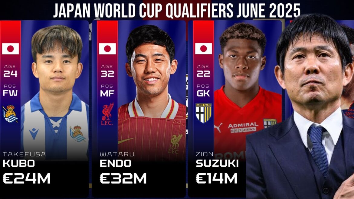 MISE À JOUR! Qualifiants de la Coupe du Monde du Japon en juin 2025 | AFC Qualifiants Coupe du monde 2026