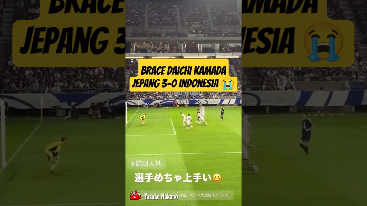 Le deuxième but de Daichi Kamada !! L'équipe nationale indonésienne a été frappée par un abattage 3-0 du Japon, qualifications de la Coupe du monde